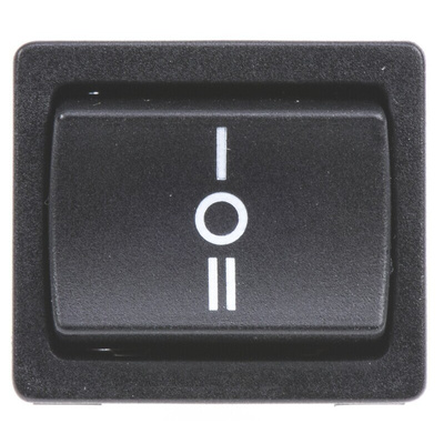 TE Connectivity DPDT, (On)-Off-(On) Rocker Switch Panel Mount