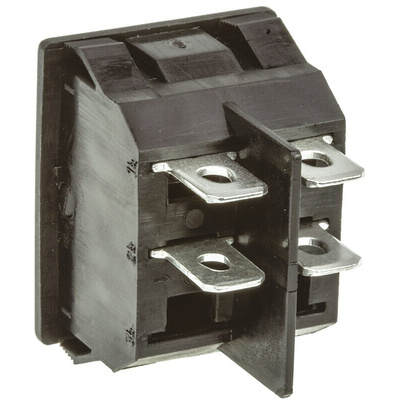 TE Connectivity DPST, On-Off Rocker Switch Panel Mount