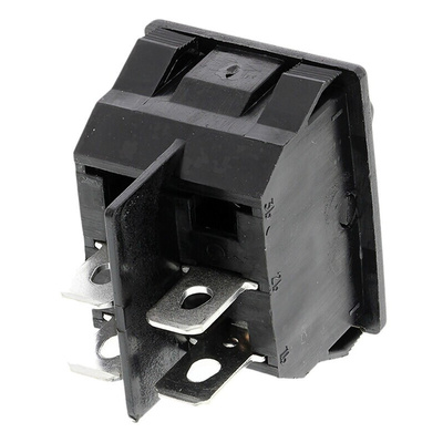 TE Connectivity DPST, On-Off Rocker Switch Panel Mount