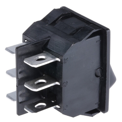TE Connectivity DPDT, On-On Rocker Switch Panel Mount