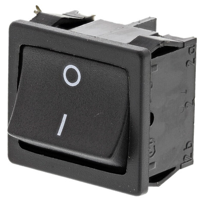 Marquardt DPST, On-None-Off Rocker Switch Panel Mount