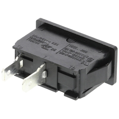 Marquardt SPST, On-None-Off Rocker Switch Panel Mount