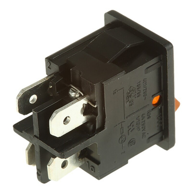 Marquardt Illuminated DPST, On-None-Off Rocker Switch Panel Mount