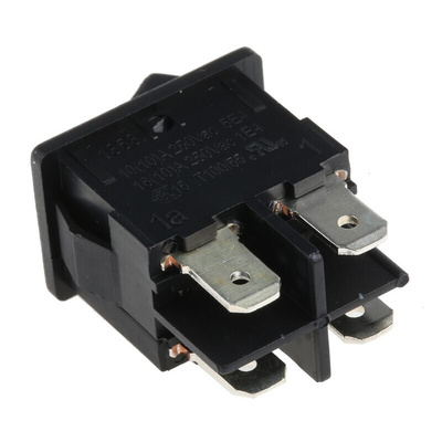 Marquardt DPST, On-None-Off Rocker Switch Panel Mount