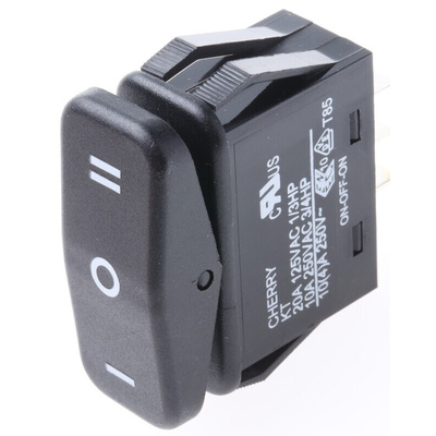 ZF SPDT, On-Off-On Rocker Switch Panel Mount