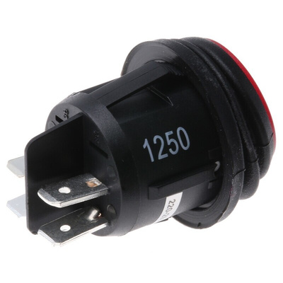ZF Illuminated DPST, On-None-Off Rocker Switch Panel Mount