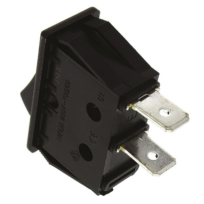 ZF SPST, On-None-Off Rocker Switch Panel Mount