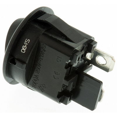 ZF SPST, On-None-Off Rocker Switch Panel Mount