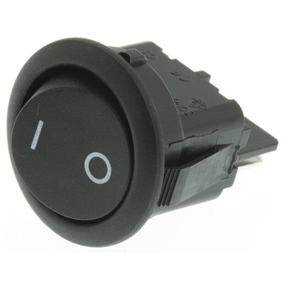 ZF SPST, On-None-Off Rocker Switch Panel Mount