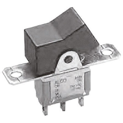 TE Connectivity SPDT, (On)-Off-(On) Rocker Switch Panel Mount