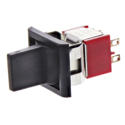 TE Connectivity DPDT, (On)-Off-(On) Rocker Switch Panel Mount
