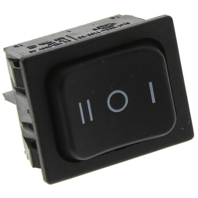 Marquardt DPDT, On-Off-On Rocker Switch Panel Mount