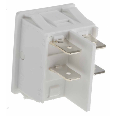 Marquardt DPST, On-None-Off Rocker Switch Panel Mount