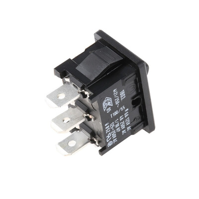 Marquardt SPDT, On-None-(On) Rocker Switch Panel Mount