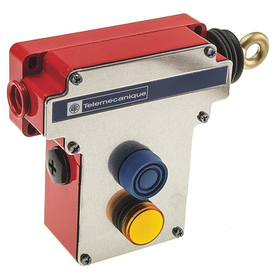 Telemecanique Sensors XY2-CE Rope Pull Switch, 50m, 2NO/2NC, Right Side