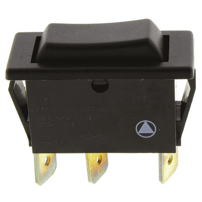 Arcolectric (Bulgin) Ltd SPST, On-Off-On Rocker Switch Panel Mount