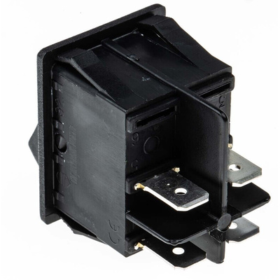 Molveno DPST, On-None-Off Rocker Switch Panel Mount