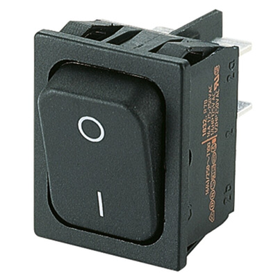 Marquardt DPST, On-None-Off Rocker Switch Panel Mount