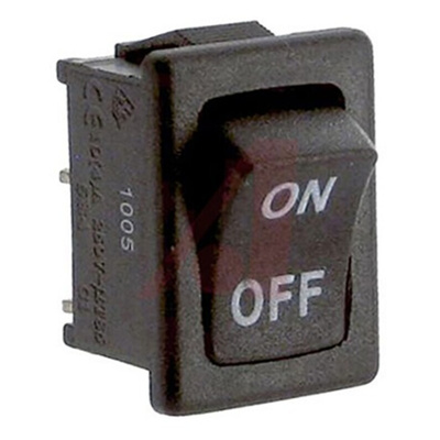 ZF SPST, On-None-Off Rocker Switch Panel Mount