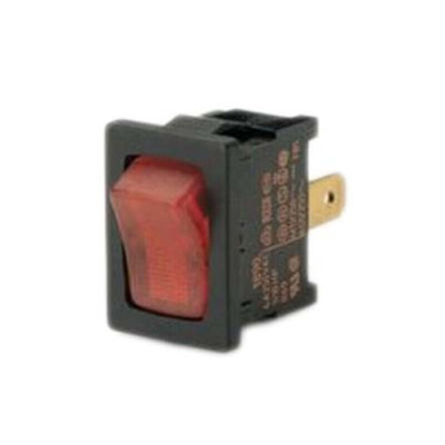 Marquardt Illuminated SPST, On-None-Off Rocker Switch Panel Mount