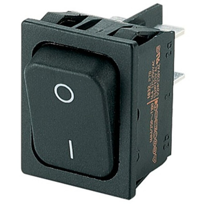 Marquardt DPST, On-None-Off Rocker Switch Panel Mount