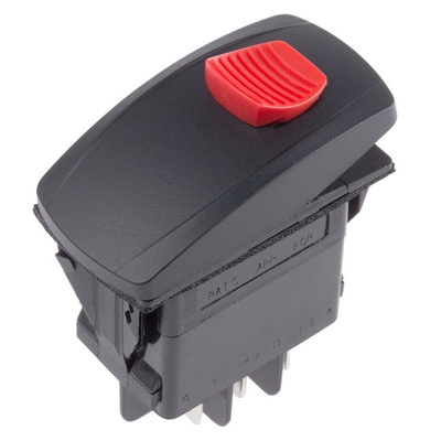 Carling Technologies DPDT, On-(On) Rocker Switch Panel Mount