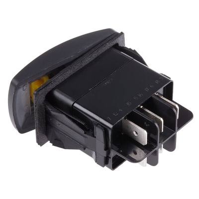 Carling Technologies DPDT, On-(On) Rocker Switch Panel Mount
