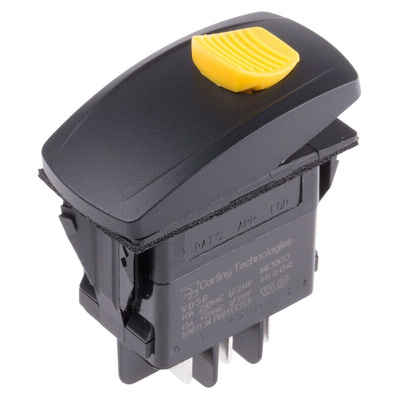 Carling Technologies DPDT, On-(On) Rocker Switch Panel Mount