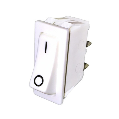 Molveno SPST, On-None-Off Rocker Switch Panel Mount