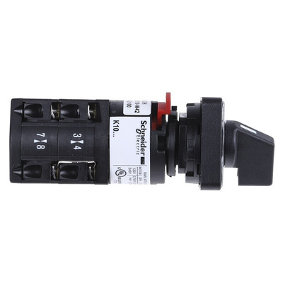 Schneider Electric, SP 4 Position 60° Multi Step Cam Switch, 10A, Handle Actuator
