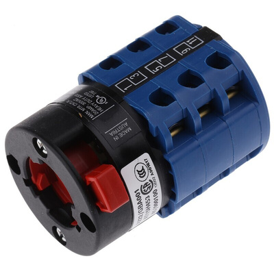 Kraus & Naimer, 3P 2 Position Double Throw Cam Switch, 20A