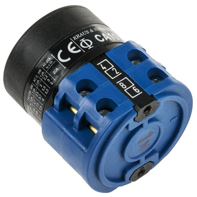 Kraus & Naimer On-Off Cam Switch, 20A