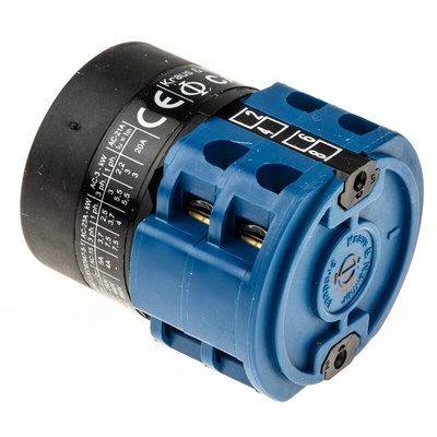 Kraus & Naimer, DP 2 Position Double Throw Cam Switch, 20A