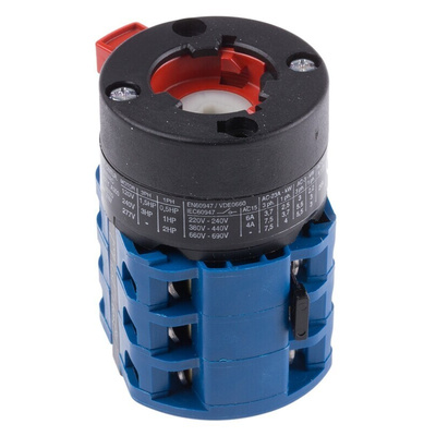 Kraus & Naimer, DP 3 Position Multi Step Cam Switch, 20A