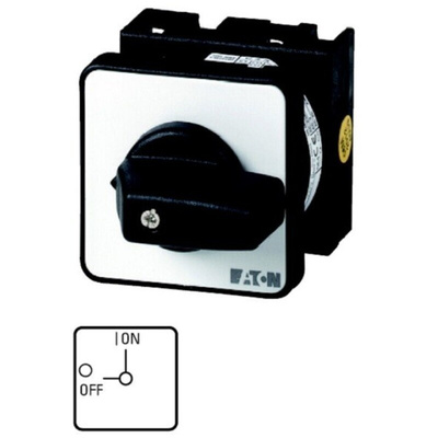 Eaton, 3P 2 Position 90° On-Off Cam Switch, 690V ac, 20A, Rotary Actuator