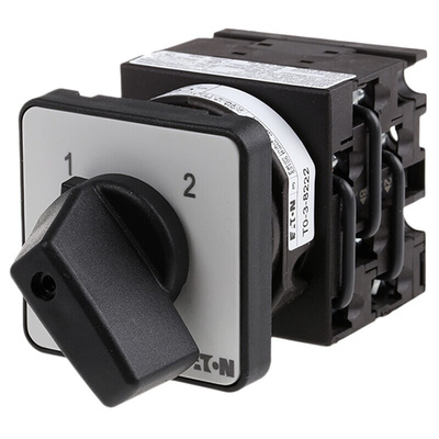 Eaton, 3P 2 Position Changeover Cam Switch, 20A
