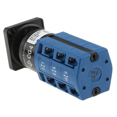 Kraus & Naimer, 3P 3 Position Double Throw Cam Switch, 10A