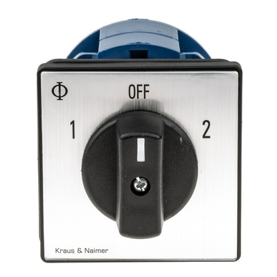 Kraus & Naimer, DP 3 Position Double Throw Cam Switch, 63A
