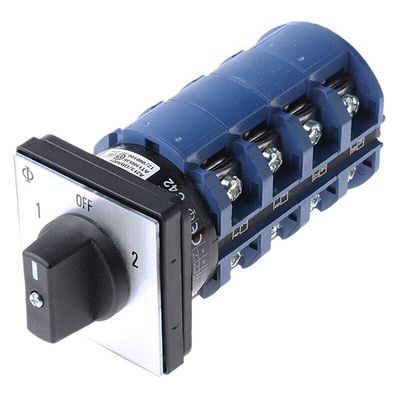 Kraus & Naimer, 4P 3 Position Double Throw Cam Switch, 63A