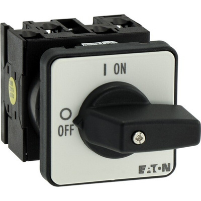 Eaton, 3PST 2 Position 90° On-Off Cam Switch, 690V ac, 20A, Knob Actuator