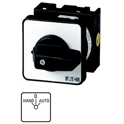 Eaton, SPST 3 Position 45° Changeover Cam Switch, 690V ac, 20A