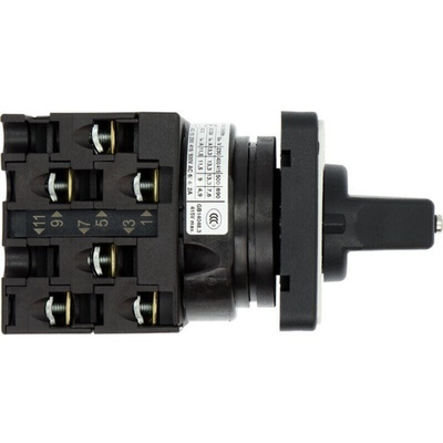 Eaton, 3PST 3 Position 60° Changeover Cam Switch, 690V ac, 20A, Rotary Actuator