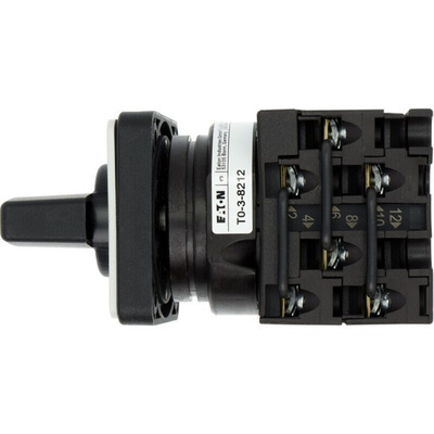Eaton, 3PST 3 Position 60° Changeover Cam Switch, 690V ac, 20A, Rotary Actuator