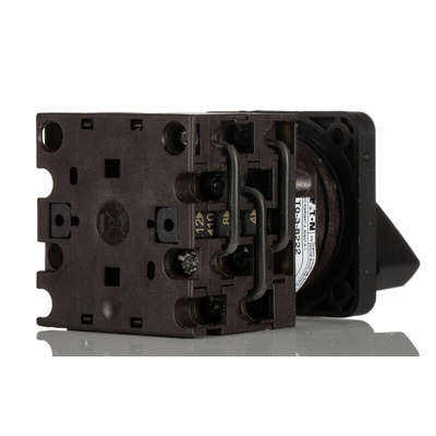Eaton, 3PST 2 Position 90° Changeover Cam Switch, 690V ac, 20A, Rotary Actuator