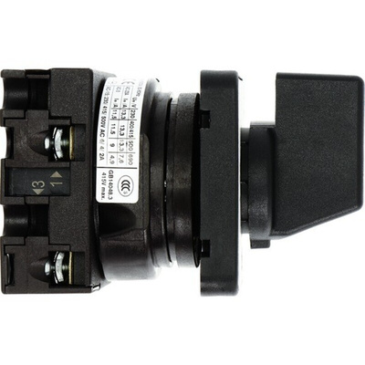 Eaton, DPST 2 Position 90° On-Off Cam Switch, 690V ac, 20A, Knob Actuator