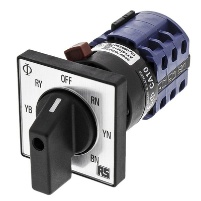 Kraus & Naimer, 4P 7 Position Voltmeter Cam Switch
