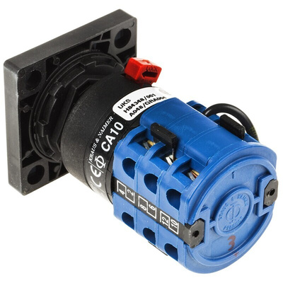 Kraus & Naimer, SP 4 Position 45° Ammeter Cam Switch, 20A