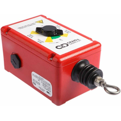Craig & Derricott GWN Rope Pull Switch, 100m, 2NO/2NC, Straight