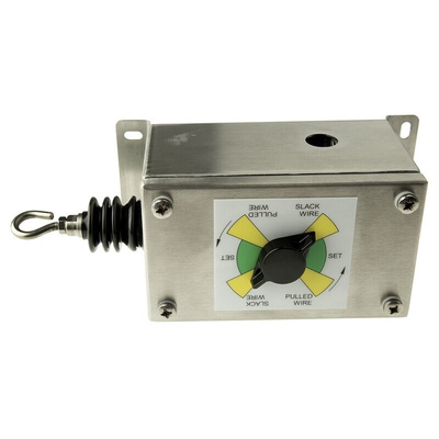 Craig & Derricott GWN Rope Pull Switch, 100m, 2NO/2NC, Straight