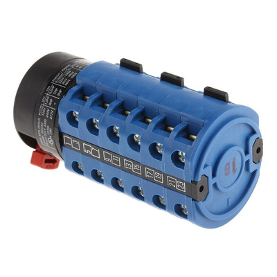 Kraus & Naimer, 6P 2 Position 60° Double Throw Cam Switch, 20A